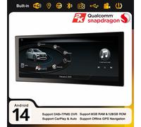 12,3" Qualcomm 8+128GB Android 14 DAB+ CarPlay Autoradio Navi USB 4G Per Audi Q5