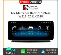 12.3 ''Ultra Stretto Carplay Android 14 Autoradio Per Mercedes Benz CLS ClassCLS-Class W218 2010-2018 Multimedia LinuxScreenStereo LINUX 4.5