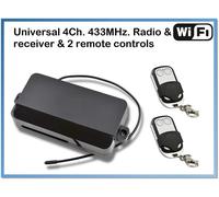 12-30V AC/Dc 433MHz. Relè 1Ch. Wireless RF Telecomando Garage Ricevitore