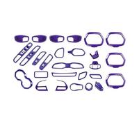 12/31 Pezzi ABS Adesivi Per Interni Auto Decorazione Copertura Trim Accessori Per Jeep Per Renegade 2016 2017 2018 Car Styling Accessori Interni Auto(31 pcs Purple)