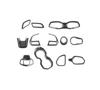 12/31 Pezzi ABS Adesivi Per Interni Auto Decorazione Copertura Trim Accessori Per Jeep Per Renegade 2016 2017 2018 Car Styling Accessori Interni Auto(12 pcs Carbon Fiber)