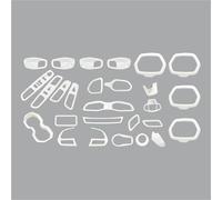 12/31 Pezzi ABS Adesivi Per Interni Auto Decorazione Copertura Trim Accessori Per Jeep Per Renegade 2016 2017 2018 Car Styling Accessori Interni Auto(31 pcs White)