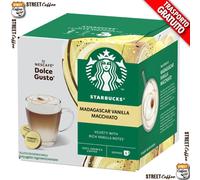 Starbucks Madagascar Vanilla Macchiato By Nescafé Dolce Gusto Latte Macchiato Vaniglia 12 Capsule