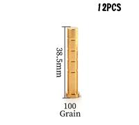 12×38-300gr Freccia Pesante Inserti Ottone Base Tiro Larco ID6.2mm Asta Freccia