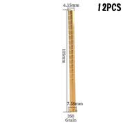 12×38-300gr Freccia Pesante Inserti Ottone Base Tiro Larco ID6.2mm Asta Freccia