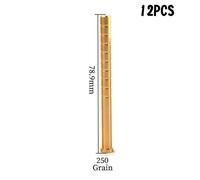 12×38-300gr Freccia Pesante Inserti Ottone Base Tiro Larco ID6.2mm Asta Freccia#