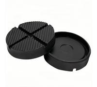 12,5 cm Tampone in Gomma per Cric Sollevatore Auto Martinetto Idraulico Universale,2 Pezzi Universale Car Jack Gomma Pad, con Superficie Antiscivolo