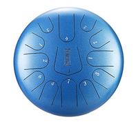 12.5 Pollici 13 Notes C Key Tongue Drum Drum, Per La Mente Del Concerto Meditazione Yoga Di Guarigione, Con Borsa Di Trasporto, Bacchette, Libro Tutorial, Adesivi Nota, Picking Dito (Color : Blue)