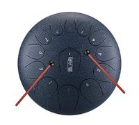 12.5 pollici 13 Notes Chiavi Chiavi Tongue Drum, Mano o Bacchetti Play, Profession Handpan Steel Drums percussioni, adatto per stile libero, yoga, zen (Color : NavyBlue)