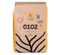 12,5kg Petra 0102HP Farina di Grano Tenero Tipo “1” parzialmente da Grano Germogliato | Ideale per Pizza al Piatto, Pizza in Pala, Teglia Romana, Pane e Focacce