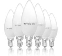 12 / 6 LAMPADINE LED E14 6w=32w LAMPADA FILAMENTO CANDELA OLIVA MINIGLOBO [EEK: A+]