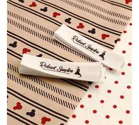 12 * 60mm cotone con logo o etichetta accessori per cucire testo, etichette per cose lavorate a maglia, personalizzate, personalizzate, etichette fatte a mano, etichette regalo-500 pezzi naturali