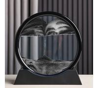 12.7cm IN Movimento Sabbia Arte Clessidra Mare Profondo Sandscape Display Da