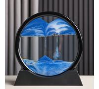 12.7cm IN Movimento Sabbia Arte Clessidra Mare Profondo Sandscape Display Da