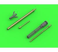 12,7mm Yak-B GATLING GUN & DUAS PROBE per Mi-24 D/V per ZVEZDA, ecc #48126...