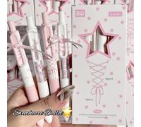 12/8/4/1 pezzo Penne a con punta da 0,5 mm, stile ballerina rosa e bianco con decorazione a fiocco, cancelleria per studenti, regalo per il ritorno a scuola, penne per diario e scrittura ABS
