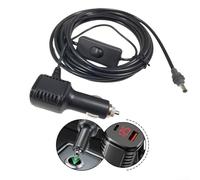 12 8V 24V Ethernet 3 in 1 display digitale caricabatteria da auto cavo di alimentazione per Starlink Mini Caratteristiche USB C PD 20W USB A QC 18W Porte adatto per auto, camion, camper e yacht (5 m)