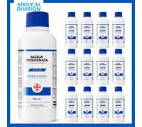 12 Acqua Ossigenata disinfettante 3% 10 volumi 250 ml - perossido di idrogeno