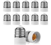 12 Adattatori E27 a E14: Adattatore per Lampade LED e CFL