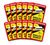 12 adesivi Angles Morts avviso angolo morto resistente ai raggi UV resistente...