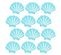 12 adesivi antiscivolo per vasca da bagno, a forma di conchiglia, per doccia, vasche da bagno, vasche da bagno, piscine, barche, pavimenti e scale