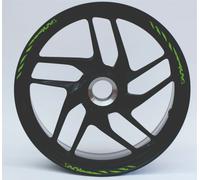 12 Adesivi ruote moto strisce cerchi 17 POLLICI Kawasaki Ninja ZX-10R D0077