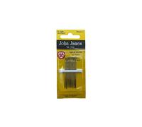 12 Aghi Ricamo Classico Mano Mis 1 Punta Tre Stelle John James Alti 5 Cm