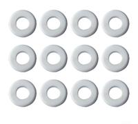 12 ammortizzatori in silicone per racchette da tennis per ridurre le vibrazioni e migliorare l'esperienza del giocatore (bianco)