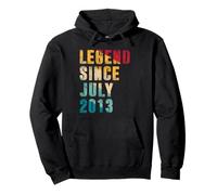 12 anni leggenda da luglio 2013 Vintage 12 ° compleanno Felpa con Cappuccio