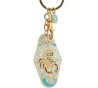 12 Astrology Signs Enamel Charm, Vintage Illustrated Zodiac Keychain, Unique Vintage Keyring, For Giving To Friends And Family (Scorpio)
