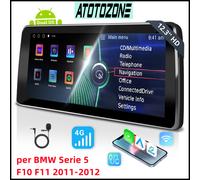 12" Autoradio Wireless Android Auto CarPlay AI DriveChat per BMW 5er F10 F11 CIC