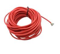 12 AWG Silicone Rubber Insulated Flexible Electrical Wire, 3000V, Stranded Copper Conductor, 10 Meters(Red,10M)