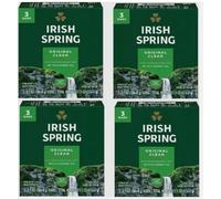 12 Barre Irish Spring Deodorante Saponetta 107ml/106.3g Originale