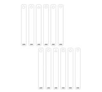 12 bastoncini guida robusti in argilla acrilica per un accurato controllo dello spessore nelle attività di ceramica e cottura in ceramica