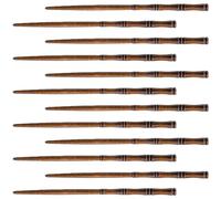 12 bastoncini per capelli in legno antico Han ornamento per acconciature rapide bacchette forcina per panini Updos bastoncini antichi