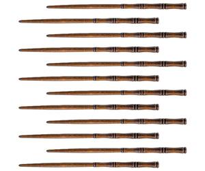 12 bastoncini per capelli in legno antico Han ornamento per acconciature rapide bacchette forcina per panini Updos bastoncini antichi