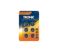 12 Batterie a bottone, 2 x 6 pezzi CR 2016 CR 2025 CR 2032 per orologi, radio, torce elettriche, telecomandi, ecc. (2032)