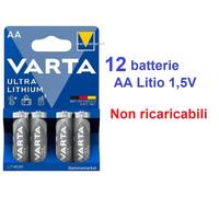 STILO AA ULTRA LITIO VARTA - BLISTER 4 BATTERIE LR6/MN1500-VAR6106301404 VARTA