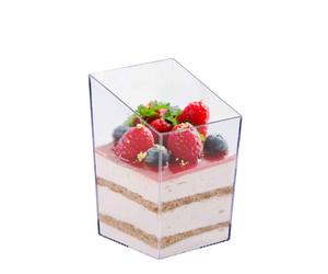 12 Bicchierini finger food monoporzioni coppetta svasata 85cc riutilizzabili