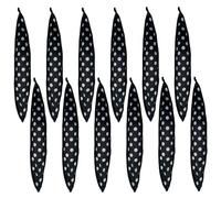 12 bigodini per capelli senza calore, bigodini in spugna, formatori di onde per capelli lunghi e corti, bigodini da notte, stile retrò a pois, strumenti per capelli fai-da-te, riccioli morbidi come un