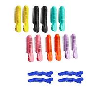 12 Bigodini Volumizzanti per Capelli, Effetto Naturale e Voluminoso, Da Applicare Sulla Radice, per Tutti i Tipi e Lunghezze, Con 4 Forcine