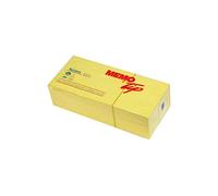 12 Blocchetti MyMemo da 100 Foglietti Riposizionabili Gialli 38x51mm NikOffice