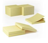 12 blocchi 76 x 76 mm Classici giallo appunti adesivi, autocollante Post-blocchi di appunti appunti adesivi Büronotizen, 80 fogli/Pad