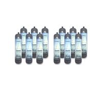 12 BOMBOLE CO2 E290 600 GR MONOUSO ALIMENTARE GASATORE ACQUA USA E GETTA 11 X 1