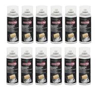 12 bombolette di Colla Multiuso Permanente da 400ml, colla spray resistente, asciugatura rapida, fissaggio permanente su diverse superfici