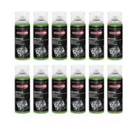 12 Bombolette Lava Motori, Capacità 400 ml, Spray Detergente per pulizia esterna di motori e parti meccaniche, Scioglie grassi e rimuove catrame e asfalto, Prodotto Made in Italy -473F -4,7