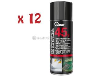12 BOMBOLETTE SPRAY IMPERMEABILIZZANTE VMD 45S 400ML TESSUTI TENDE SCARPE