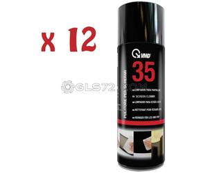 12 BOMBOLETTE SPRAY PULITORE PER SCHERMI LCD E PLASMA VIDEO VMD 35