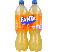 12 bottiglie di fanta orange pet bipack ml.1000x2