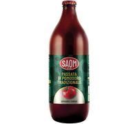 12 Bottiglie Saom Passata di Pomodoro Tradizionale 660gr Pomodori Italiani